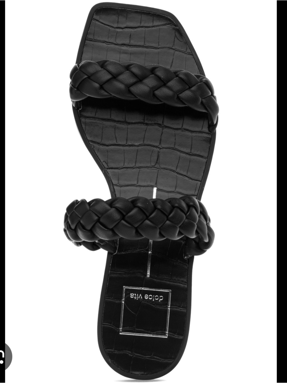 Dolce Vita Black braided sandals